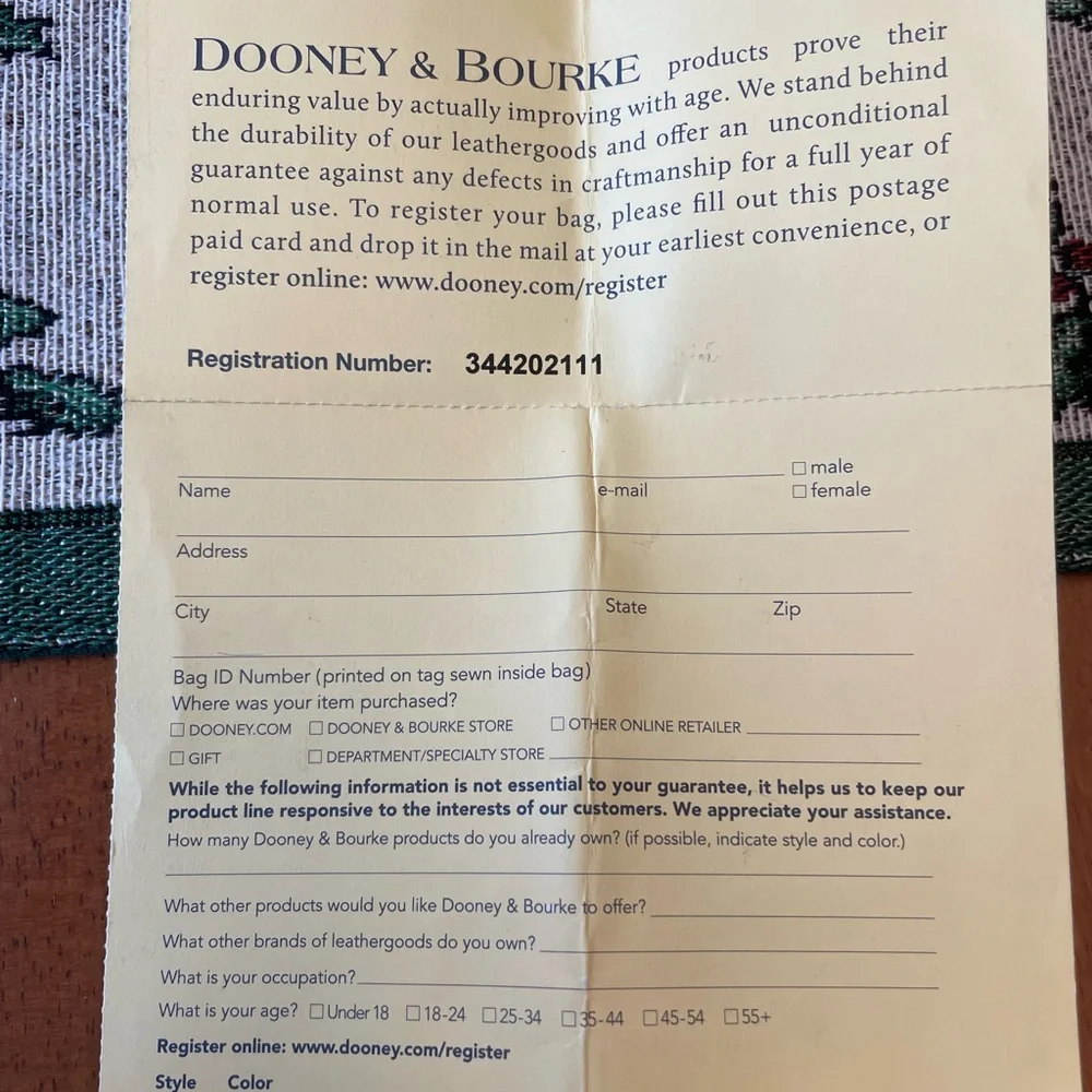 Dooney & Bourke Gray Janine Crossbody - Picture 10 of 10